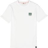 GARCIA T-shirt - Wit - Korte Mouw - 70% Katoen, 30% Gerecycled Katoen
