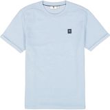 GARCIA T-shirt - Blauw - Korte Mouw - Katoen en Recycled Polyester