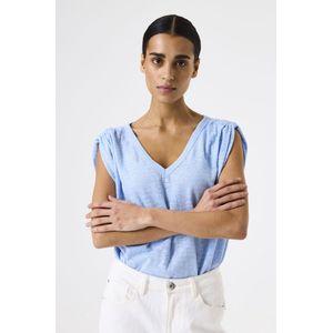 GARCIA - T-shirt - Blauw - Katoen - Regular Fit