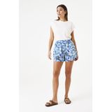 Bandplooibroek - Effen - Viscose - High Waist - Regular Pasvorm