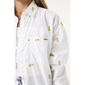 Garcia - Kinderblouse - Katoen - Blauw - Recht Model - Overhemdkraag