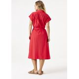 Garcia - Zomerjurk - Rood - Katoen - Broderie