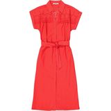 Garcia - Zomerjurk - Rood - Katoen - Broderie