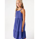 Jurk - Effen - Spaghettibandjes - Gevoerde Zoom/Rand - Mouwloos