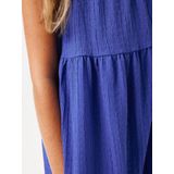 Jurk - Effen - Spaghettibandjes - Gevoerde Zoom/Rand - Mouwloos