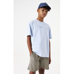 GARCIA Jongens Shorts - Bruin - Katoen - Relaxed Fit met Logobadge