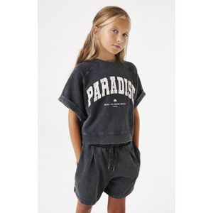 GARCIA Meisjes Shorts - Gray - Joggershort - 100% Katoen