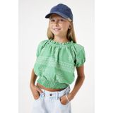 GARCIA Meisjes Overhemd - Groen met Allover Print