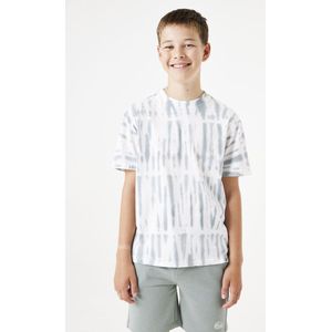 GARCIA T-shirt - Wit - Katoen - All over Print - Korte Mouwen