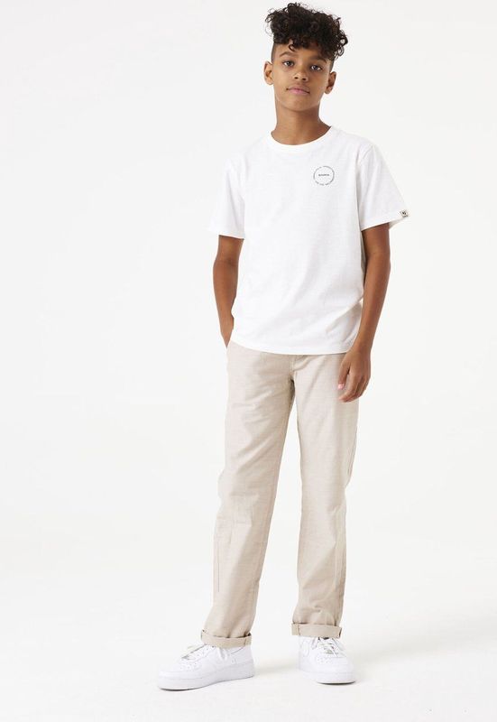 GARCIA - Tapered Broek - Groen - 90% Katoen, 10% Linnen