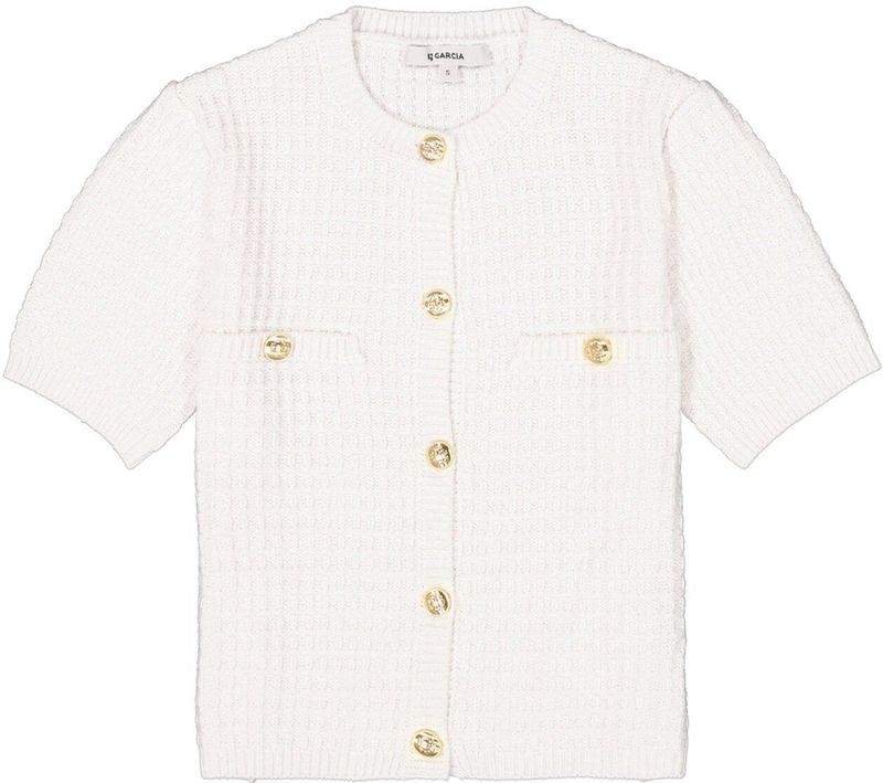 Garcia - E50254 - Vest - Ecru - Katoen/Acryl