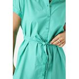 Garcia - Jurk - Groen - Katoen