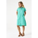 Garcia - Jurk - Groen - Katoen