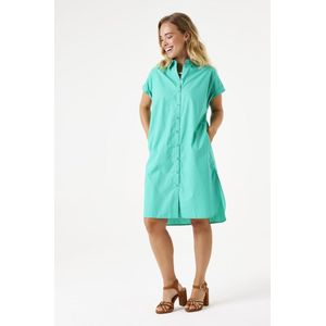 Garcia - Jurk - Groen - Katoen