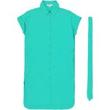 Garcia - Jurk - Groen - Katoen