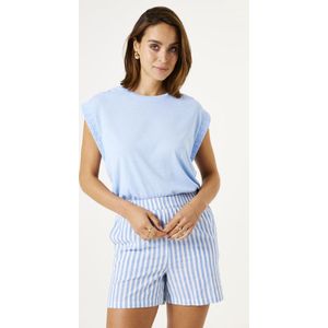 GARCIA - Korte Broek - Blauw - Katoen