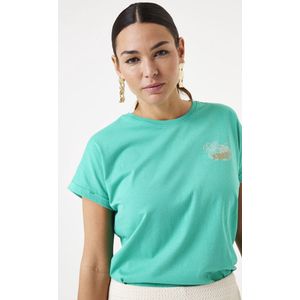 Garcia - T-Shirt - Groen - Katoen