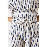 GARCIA E50314 Broek Wit - Wijde Broek - 88% Viscose - 12% Polyamide