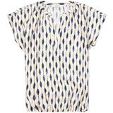 GARCIA - Blouse - Allover Print - Korte Mouwen - Relaxed Fit - Viscose
