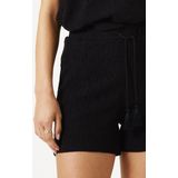 GARCIA - Shorts - Zwart - Lyocell en Polyester - High Waist