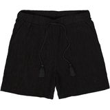 GARCIA - Shorts - Zwart - Lyocell en Polyester - High Waist