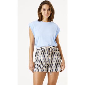 GARCIA - All Over Print Short - Wit - 97% Gerecycled Polyester - Regular Fit