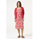 GARCIA - Vest - Rood - 55% Katoen - Openvallend met Pofmouwen