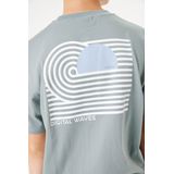 GARCIA - T-shirt - Korte Mouwen - Ronde Hals - 70% Katoen - Geprint