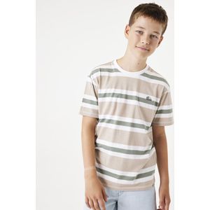 Garcia - T-shirt - Offwhite - Met Borstprint Voor Jongens