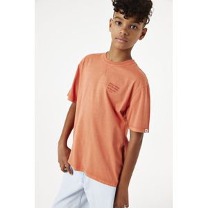 GARCIA T-shirt - Oranje - Katoen - Korte Mouwen