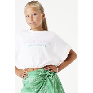 Garcia - Meisjes T-shirt D52406 - Kleur Wit