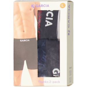 GARCIA - Trunk Boxershorts - Blauw - 2-Pack - Katoen