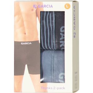 GARCIA - Boxershorts - Blauw - 2-Pack - Katoen