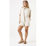 GARCIA - Short - Bruin - Viscose en Linnenmix - Relaxed Fit