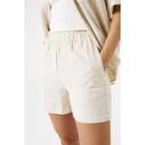GARCIA - Short - Bruin - Viscose en Linnenmix - Relaxed Fit