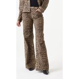 GARCIA - GE40408 - Broek - Bruin - Katoen - Wijde Pijpen