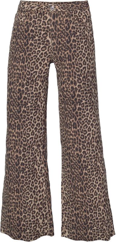 GARCIA - GE40408 - Broek - Bruin - Katoen - Wijde Pijpen