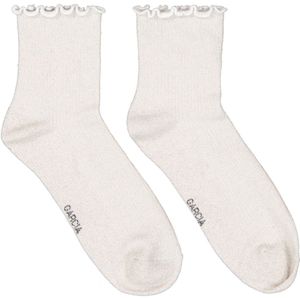 GARCIA - Sokken - Wit - Katoen en Metallic Garen