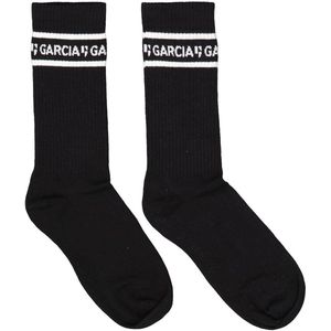GARCIA - Enkelsokken - Zwart - Katoen/Polyamide/Elastaan