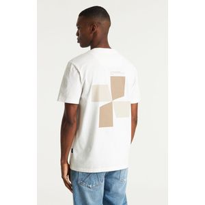 T-shirt - Motiefprint - Jersey - Ronde Hals - Kwartmouw