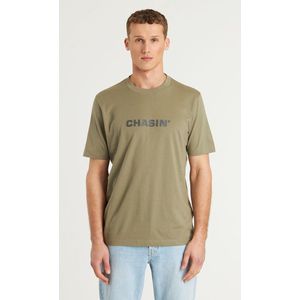 CHASIN' - Duell Tee - Longsleeve - Donkergrijs / Olijfgroen