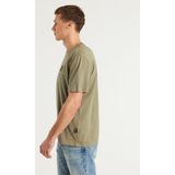 CHASIN' Oversized T-shirt Trez - Olijfgroen