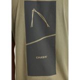 CHASIN' Oversized T-shirt Trez - Olijfgroen