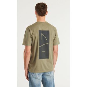 CHASIN' Oversized T-shirt Trez - Olijfgroen