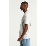 CHASIN' - Motan - T-shirt - Lichtgrijs - Katoen - Korte Mouwen