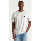 CHASIN' - Motan - T-shirt - Lichtgrijs - Katoen - Korte Mouwen