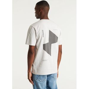 T-shirt - Motiefprint - Jersey - Ronde Hals - Kwartmouw - Losse Pasvorm