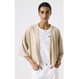 Garcia Vest - Beige Stone - Viscose Polyester Metaaldraad