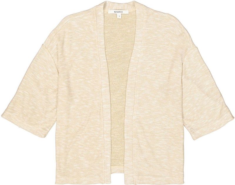 Garcia Vest - Beige Stone - Viscose Polyester Metaaldraad