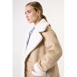 GARCIA - Tussenjas - Bruin - Omkeerbaar - Zachte Teddystof en Suèdine